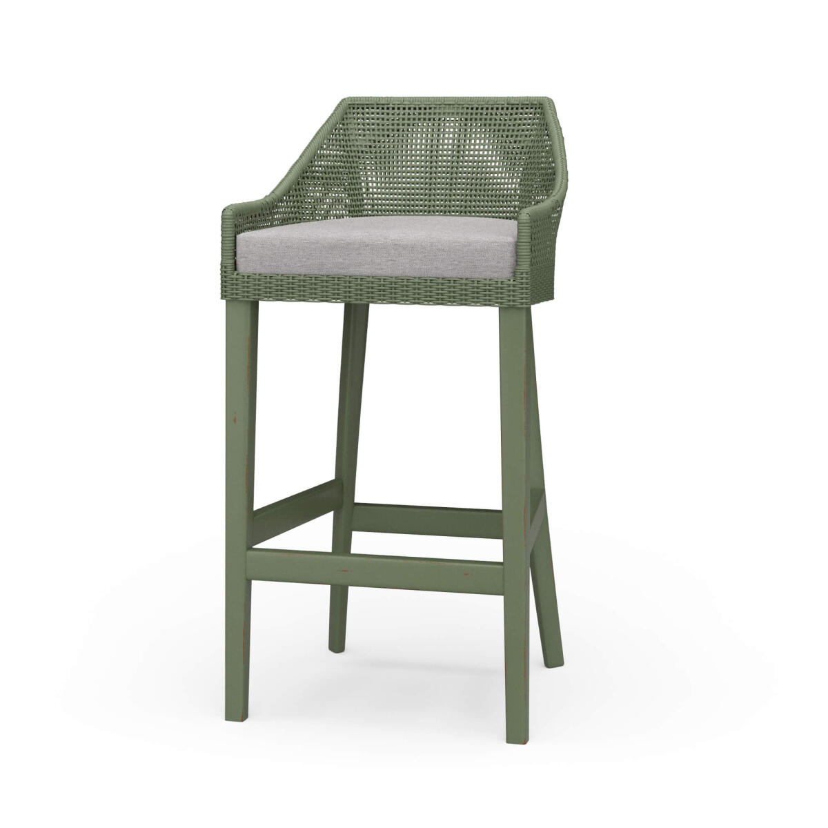 221d6bb6eca264545ec1839aaed9a639 Savanah Rattan Barstool W/ Seat Cushion - Image 1
