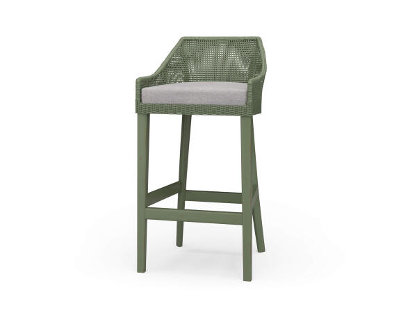 Savanah Rattan Barstool W/ Seat Cushion Barstools Barstools