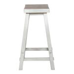 Creations 24 Inch Sawhorse Counter Stool – White Barstools Barstools 13