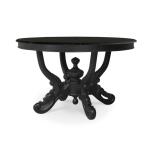 Mandolin Dining Table W/ Solid Hardwood Top - Image 3
