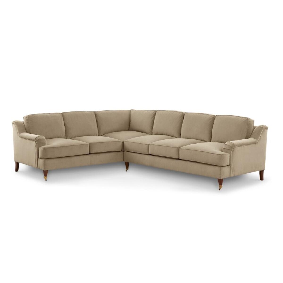 227f2d549ea8a86fa7c0af0a0afa93b6 Stockten English Arm L-Shape Sectional with Casters - Image 1
