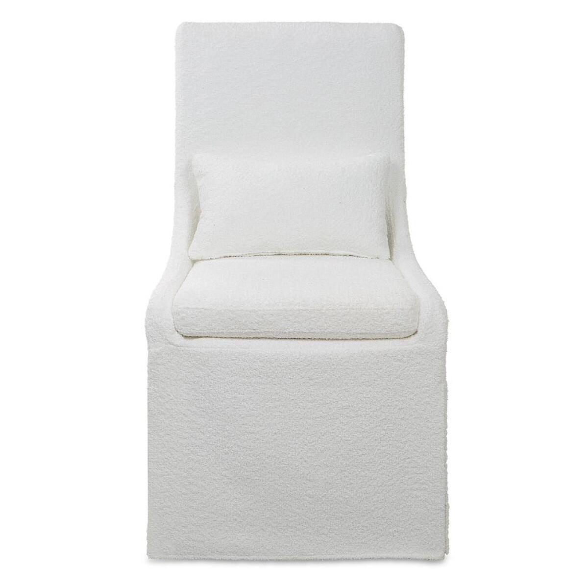 2283ccee8eb79dbfd87c5ae173d6d640 Coley Armless Chair, White - Image 1