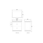 Maeve 2 Drawer Bedside Table - Image 10