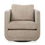 Abound Swivel Chair, Porcelain
