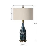 Prussian Table Lamp Lighting Blue 11