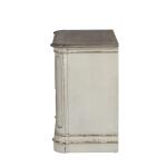 Magnolia Manor 2 Drawer Night Stand Nightstands Antique White & Weathered Bark 16