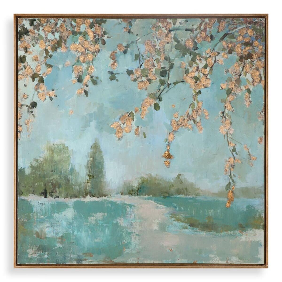 22f010a290f88a2638ca879557c19b59 Peaceful Hand Painted Canvas - Image 1