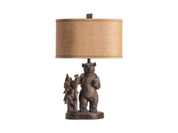 Trail Hike Table Lamp Lighting Brown
