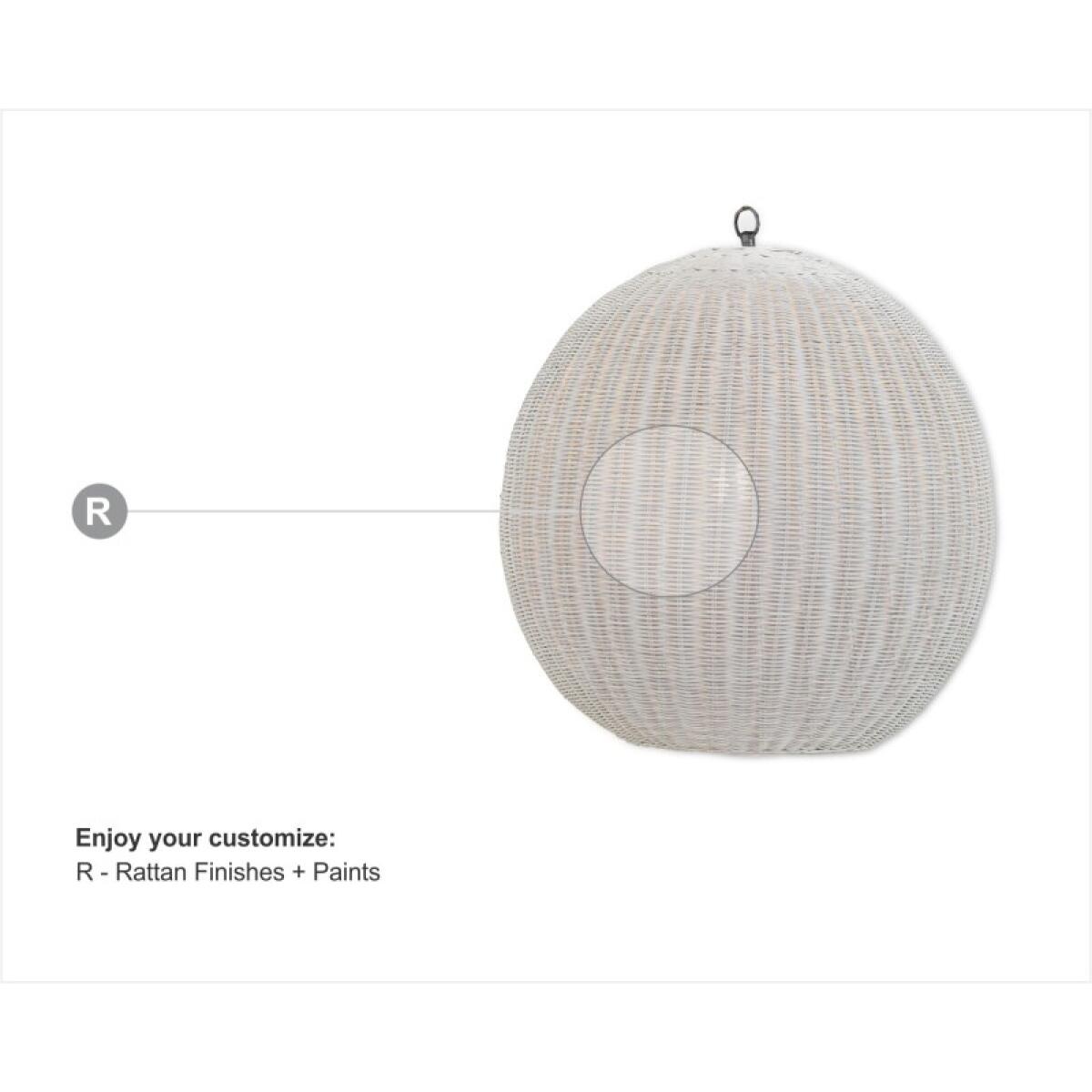 231c1c6c793ac7a04679d5e6cb02df78 Ball Rattan Pendant - Image 1