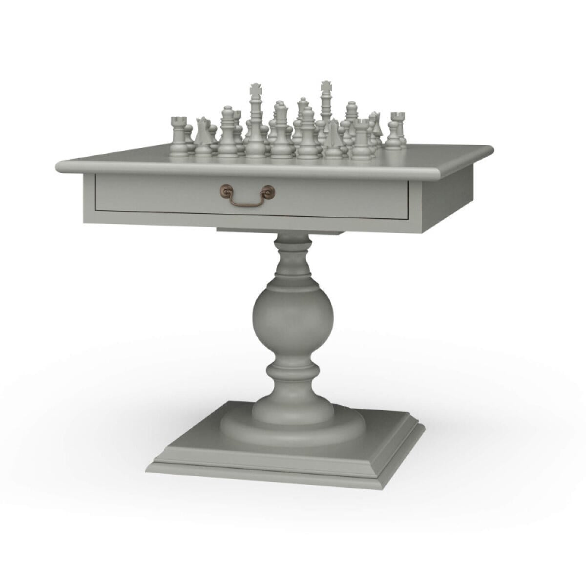 236d6a8e4a6e68423791a21becaea28b Gloucester Chess Table W/ Drawer - Image 1