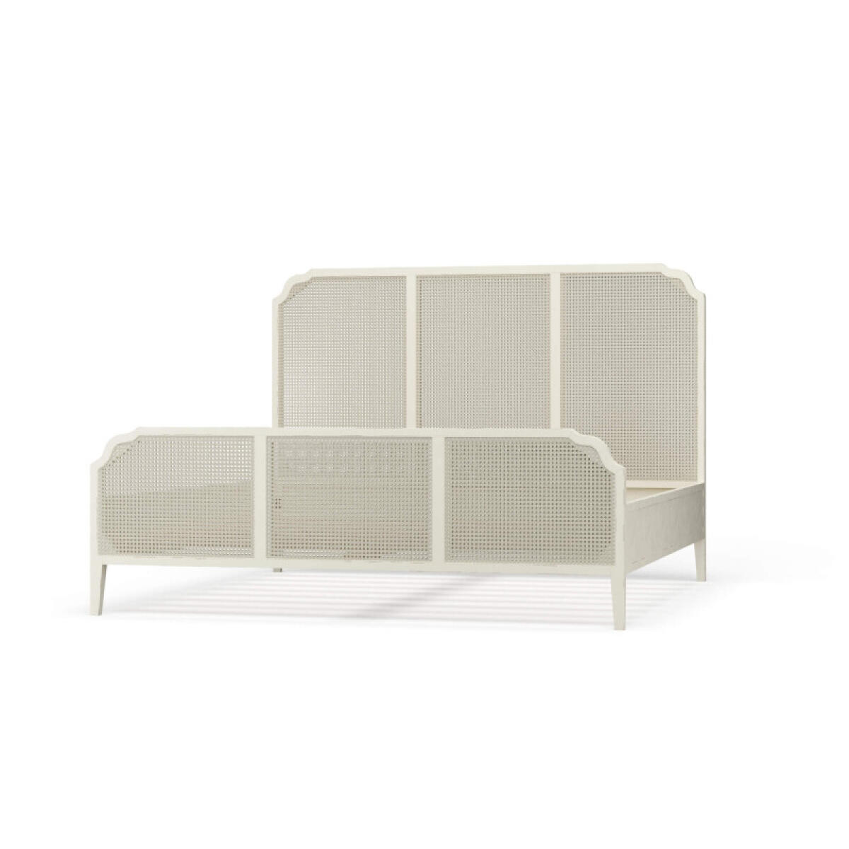 237b84e3c1e05f1ca748f9678945ab20 Marisol Bed W/ Rattan - Image 1