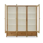Milano Bookcase W/ 3 Glass Doors - Image 7