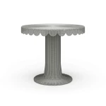 Scalloped Round Bistro Table