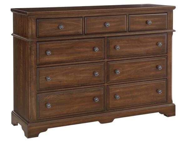 Heritage Bureau – 9 Drwr Dressers Amish Cherry