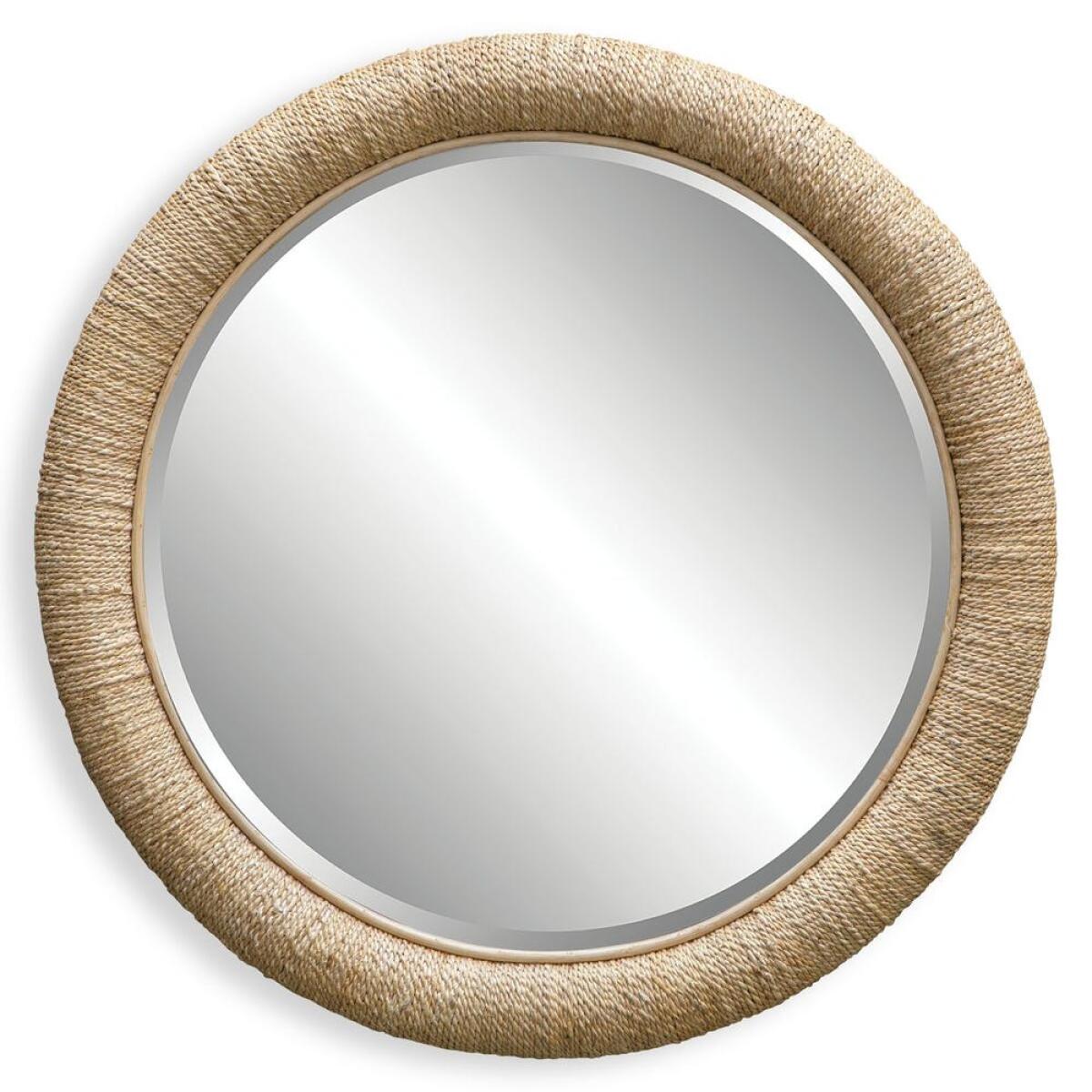 23ff77e95d05a2774f2455eb6cc0abca Mariner Round Mirror, Natural - Image 1