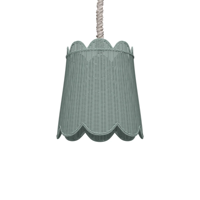 24409ab485a28d3cc54ec525a5f65f8e Scalloped Rattan Pendant - Image 1