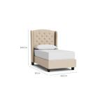 Paris Tufted Upholstered Bed - Image 5
