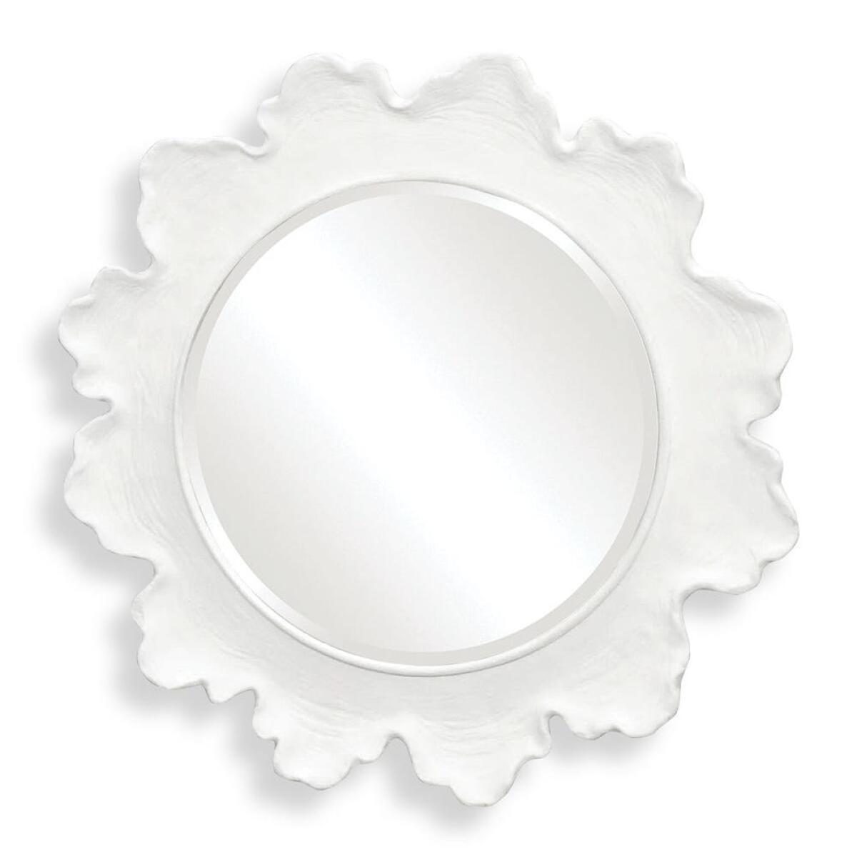 Sea Coral Round Mirror, White Mirrors Mirrors 2 Sea Coral Round Mirror, White Mirrors Mirrors 2