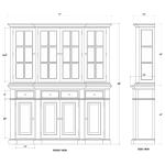 Genoa Hutch Entertainment Stands Blue 20