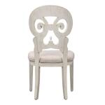 Farmhouse Reimagined Splat Back Side Chair (RTA) Chairs & Benches Antique White w/ Chestnut Tops 15
