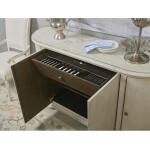 Cambric Picard Curved Buffet – CrÃ¨me Dining Storage American Drew 9