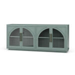 Vannes 4 Door Sideboard W/ Glass Shelves - Image 2