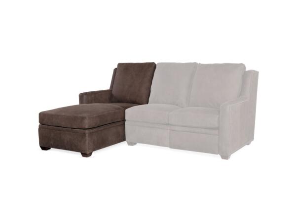 Sectionals 203 Revelin Stationary Sectional with One-Piece Back Sectionals Bradington-Young
