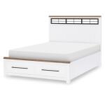 Complete Metalwork Panel Bed W. Storage Footboard, Full 4/6 Youth Beds Legacy Classic Furniture 9