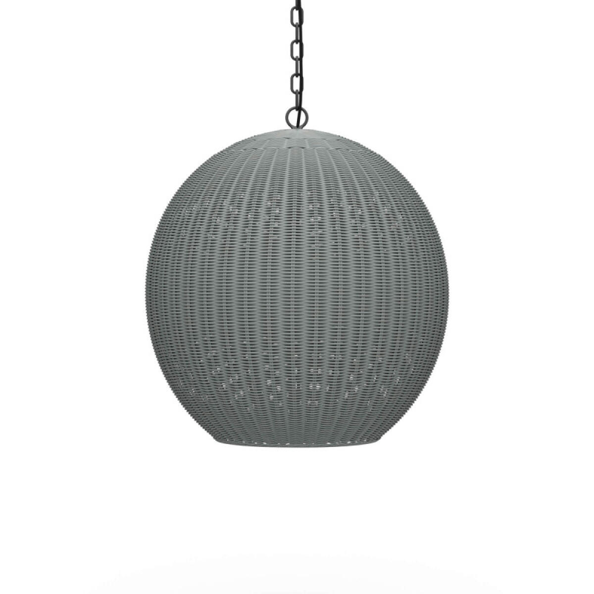 24f0ee5183c9cb065cd750cbe7d772b8 Ball Rattan Pendant - Image 1