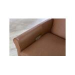 Nelson Leather Sock Arm Lay Flat Power Recliner - Image 5