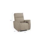 Harris Pad Arm Lay Flat Swivel Power Lift Recliner - Image 4