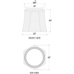 Newport Rattan Round Small Ottoman W/ Cushion Ottomans & Poufs Bramble 11