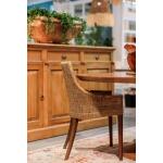 Savanah Rattan Dining Chair W/ Seat Cushion - Image 4