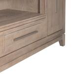 Fireplace TV Consoles 80 Inch Fireplace TV Console Fireplaces Brown 26