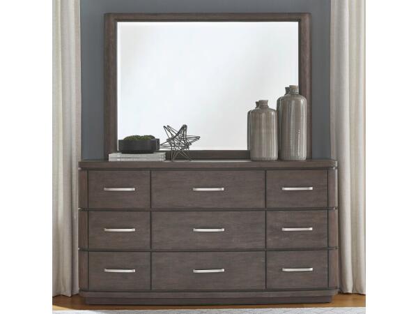 Cascade Falls Dresser & Mirror Dressers Brown