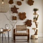 Kalani Indoor-outdoor Wood Wall Decor, Natural, S/3 - Image 4