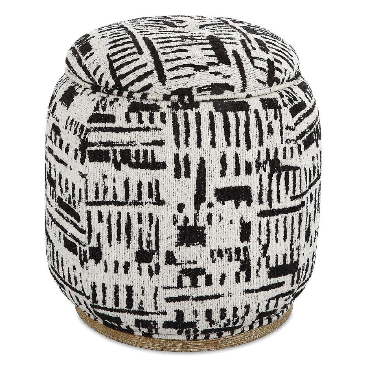 26055bfca971a8b897e29014f29211b1 Dialogue Ottoman, Black - Image 1