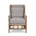 Hampton Rattan Wing Chair - Image 4