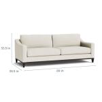 Sanford Slope Arm Sofa Sofas Bassett Furniture 13