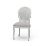Tulip Rattan Back Dining Chair W/o Fluted Leg