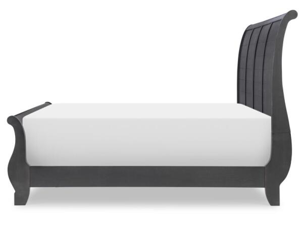 Complete Sleigh Bed 6/6 King Kettle Black CLH4011-4306K - Image 4