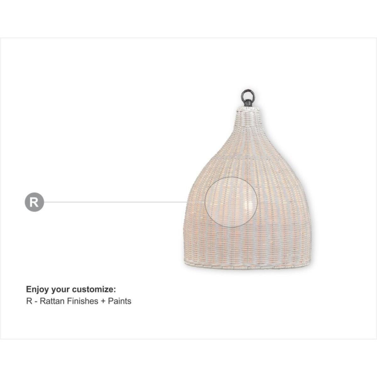 268fe584c99d80c7dee006d8e2656c5d Hampton Rattan Pendant Small - Image 1