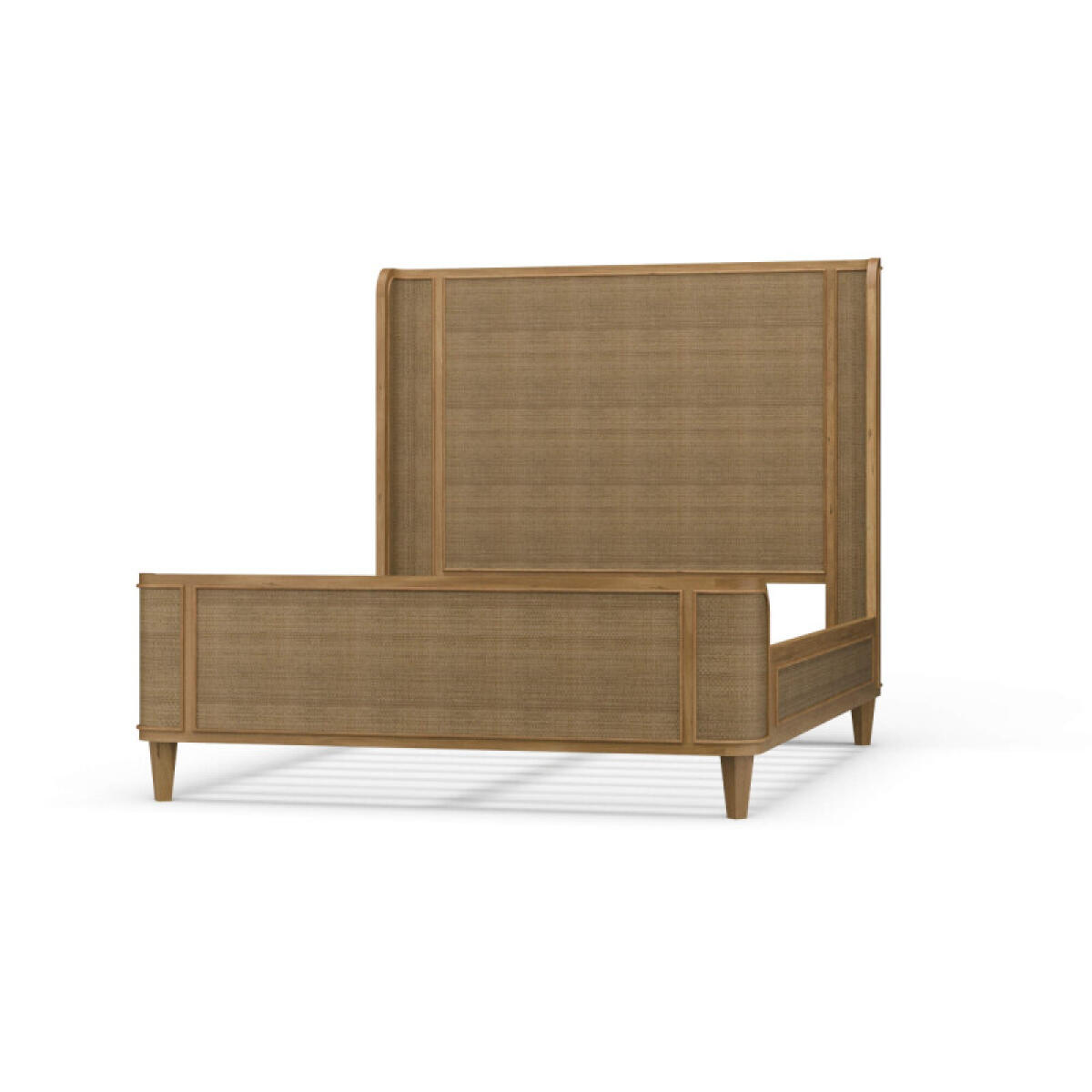 269b1cfd7bebcb917c2a46f108433940 Lexington Bed W/ Rattan - Image 1