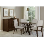 Crafted Cherry Dining By Ben & Erin Napier 48 Inch Round Table W/ Metal Base - 150-048-200 - Image 5