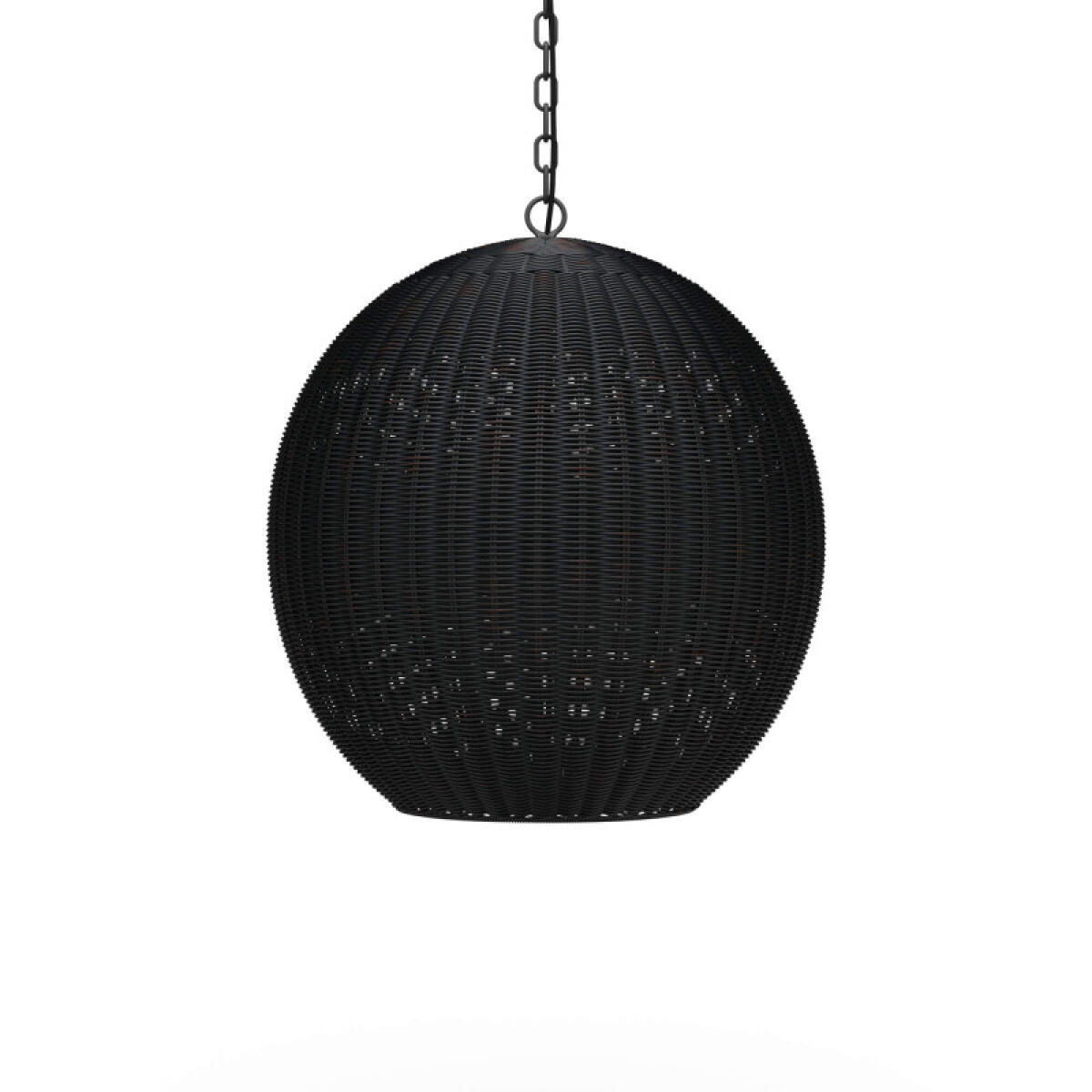 Ball Rattan Pendant Lighting Black 2 Ball Rattan Pendant Lighting Black 2