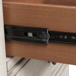 Farmhouse Reimagined Queen Poster Bed, Dresser & Mirror Bedroom Sets Antique White w/ Chestnut Tops 21