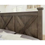 Cool Rustic Cal King X Bed With Footboard Storage - Image 3