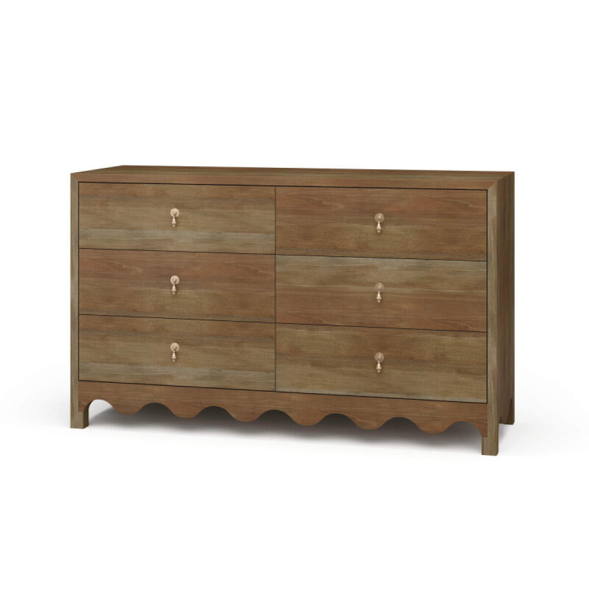 26e8ef39e523bed6adc6005c94faf955 Chloe 6 Drawer Dresser - Image 1