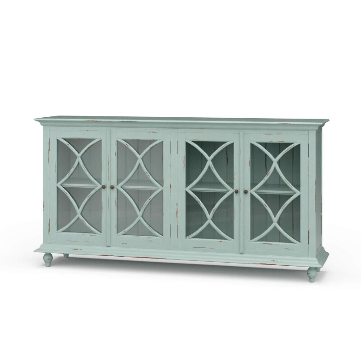 Hamilton 4 Door Buffet Dining Storage Blue 2 Hamilton 4 Door Buffet Dining Storage Blue 2