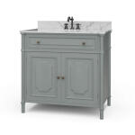 Nantes Single Vanity W/ Sink & Marble Top